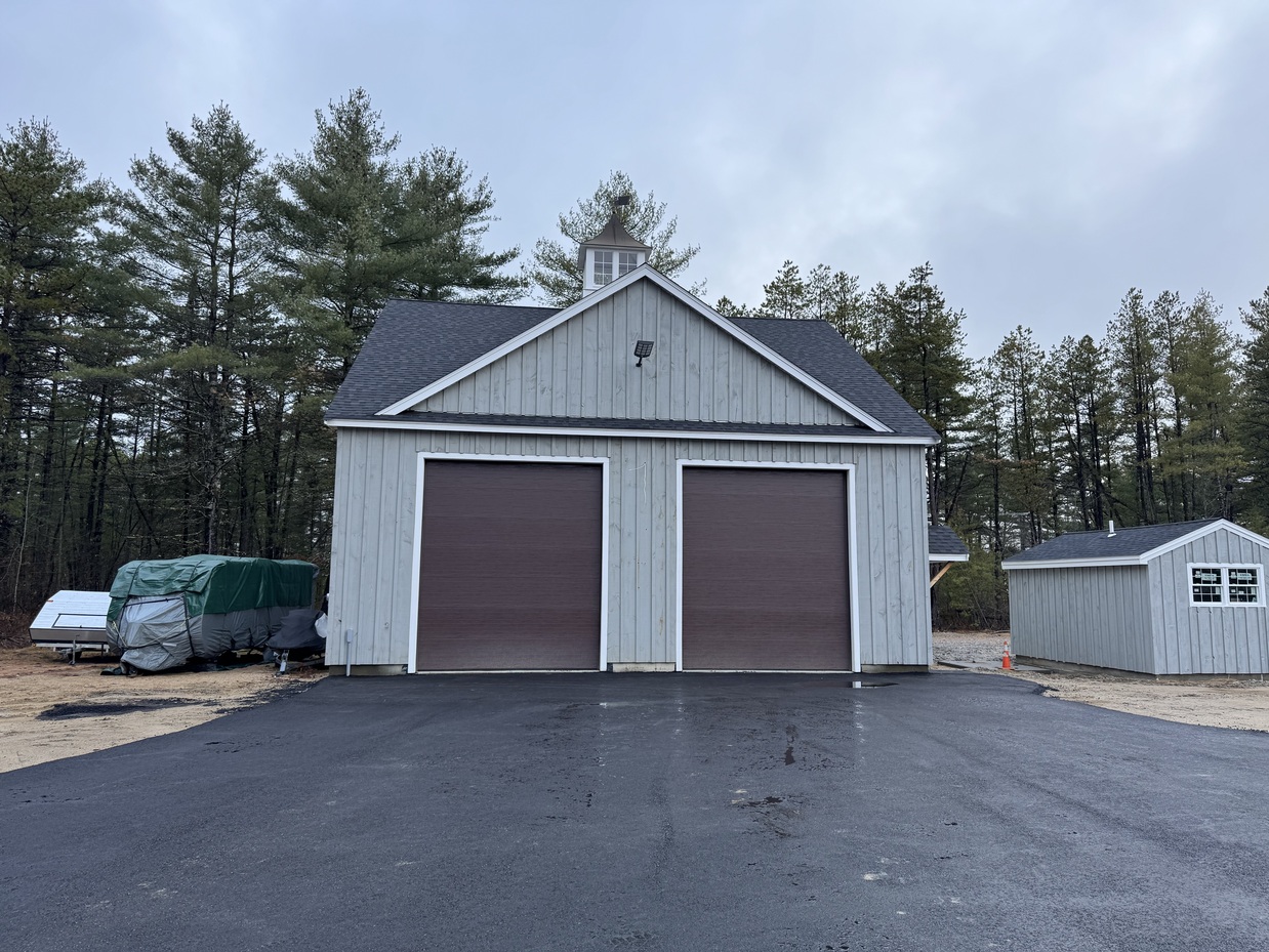 Northland Truck Parking facility - professional barn-style building with parking
